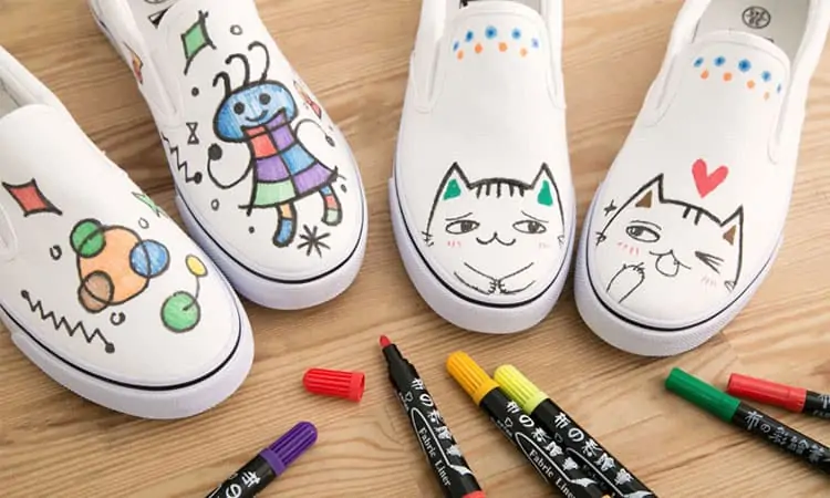 Marker Paint on Shoes