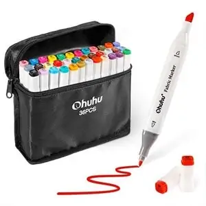 Ohuhu Fabric Marker Pack