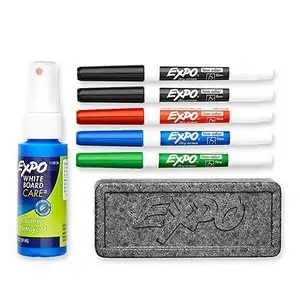 Expo Low-Odor Dry Erase Set