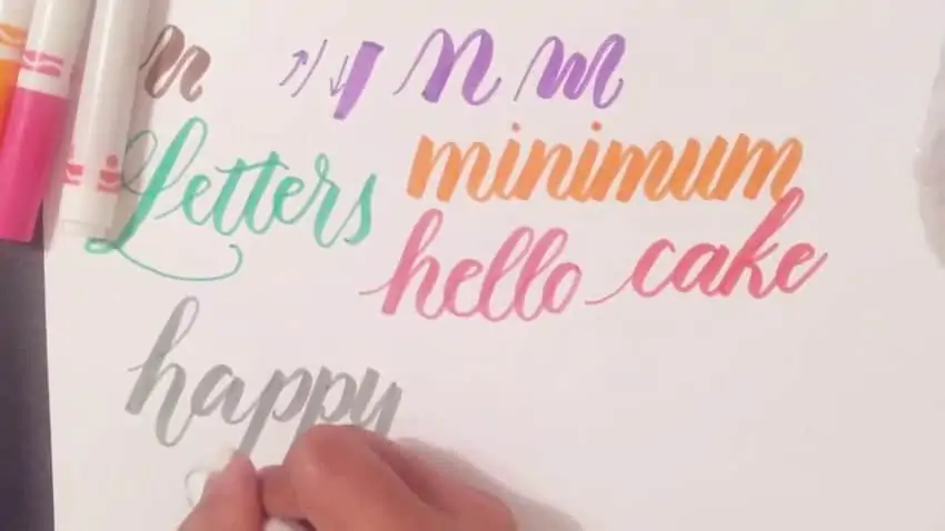Practice with Crayola Marker