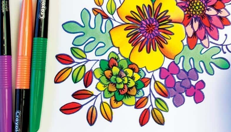 Crayola Signature Blending Markers with Tin – Art Therapy