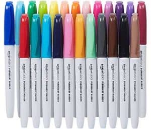 ParKoo Permanent Markers, 36 Assorted Colors Fine