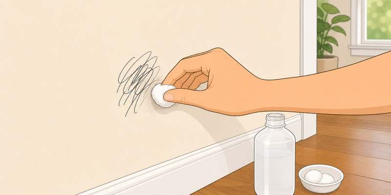 removing permanent marker from a wall