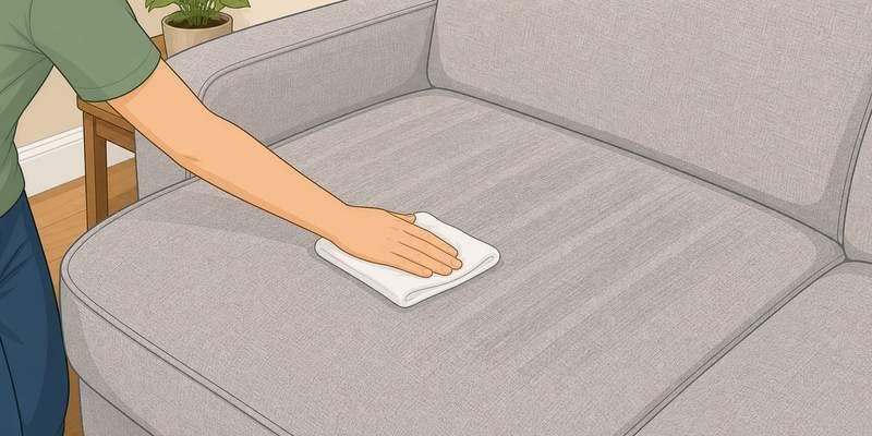 cleaning an entire couch to avoid water rings