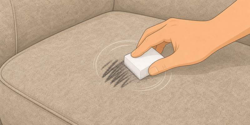 removing permanent marker from a microfiber couch