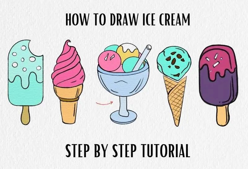 Draw an Ice Cream Easy