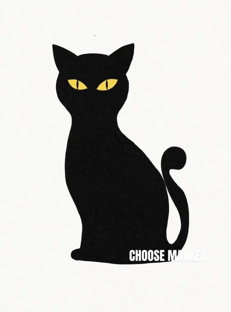 Black Scary Cat