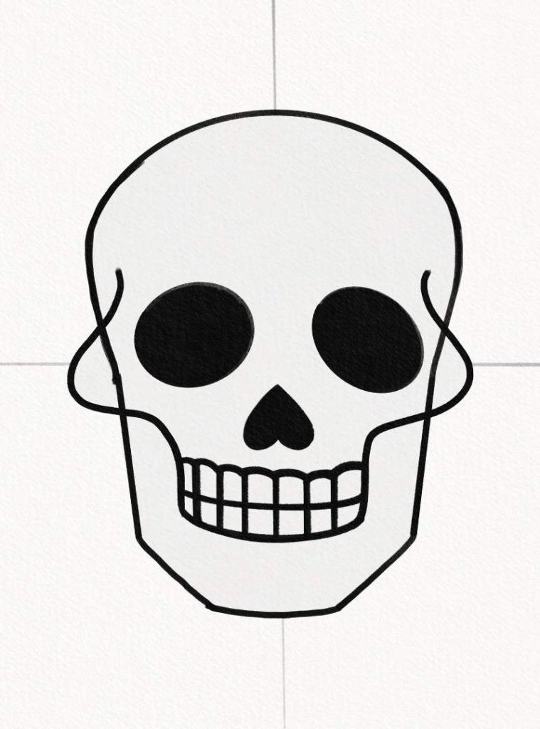 Easy Skull Drawing with Ideas | Halloween Special - Choose Marker