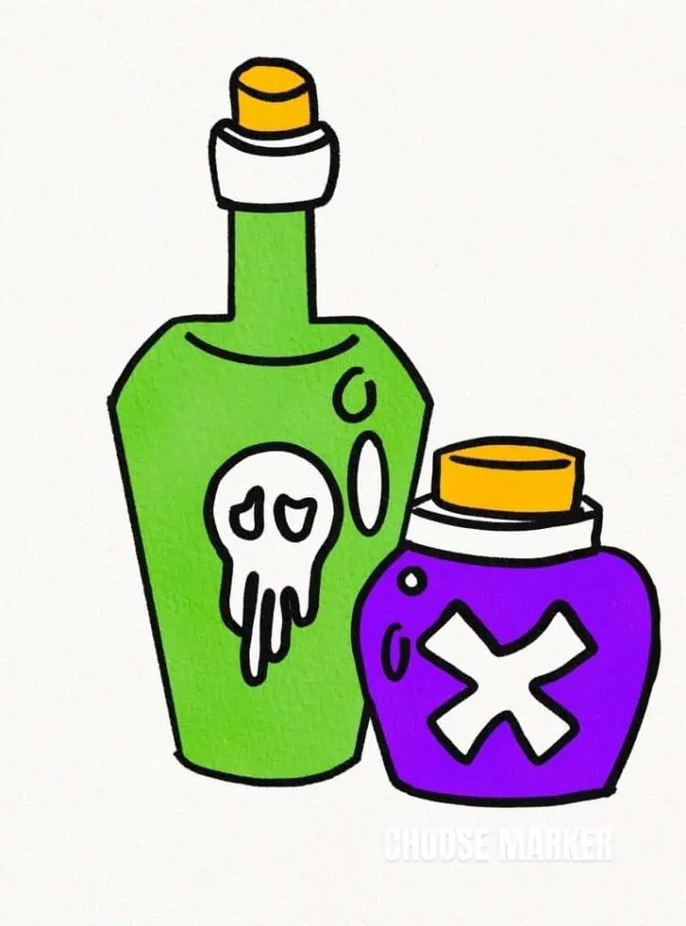 Potion Bottle Drawing