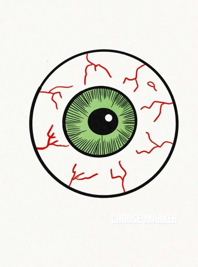 Scary Eyeball Drawing ideas