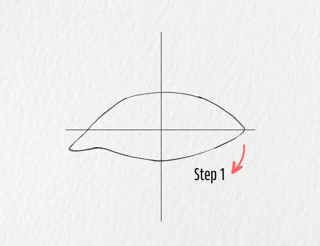 Draw a Basic Shape of Eye