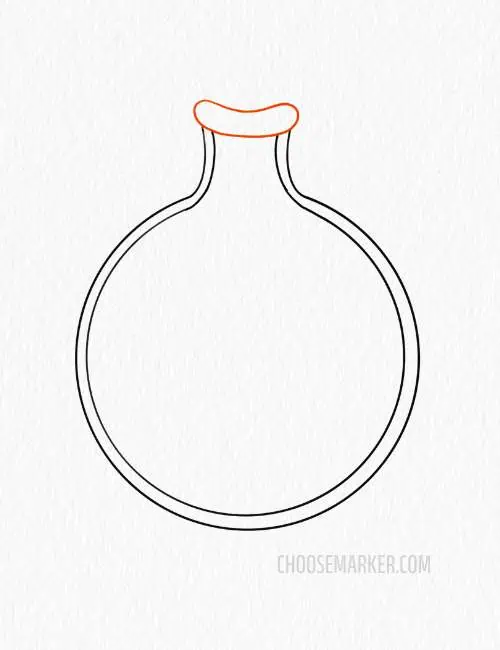 Draw the Potion Bottle Rim