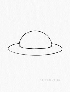 How to Draw a UFO Easy with Simple Steps - Choose Marker
