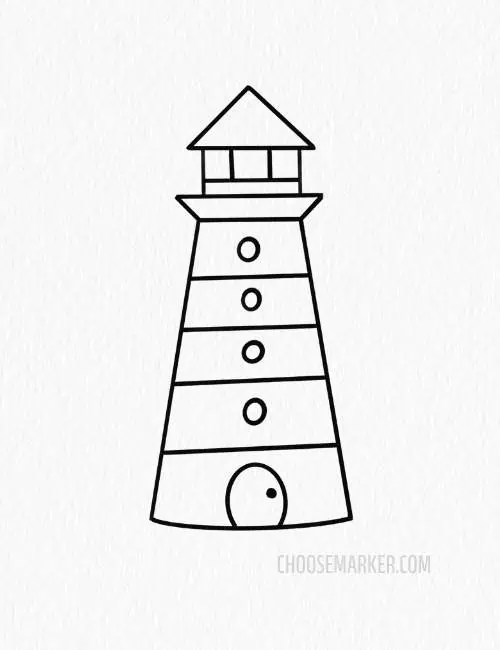 Easy Lighthouse Drawing Ideas