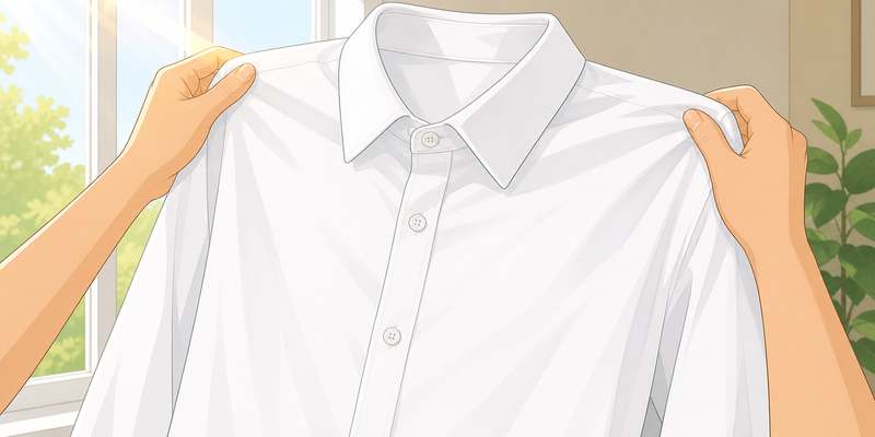 clean white shirt after removing highlighter stain