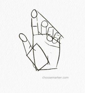 How to Draw Hands Easy Step by Step Guideline - Choose Marker