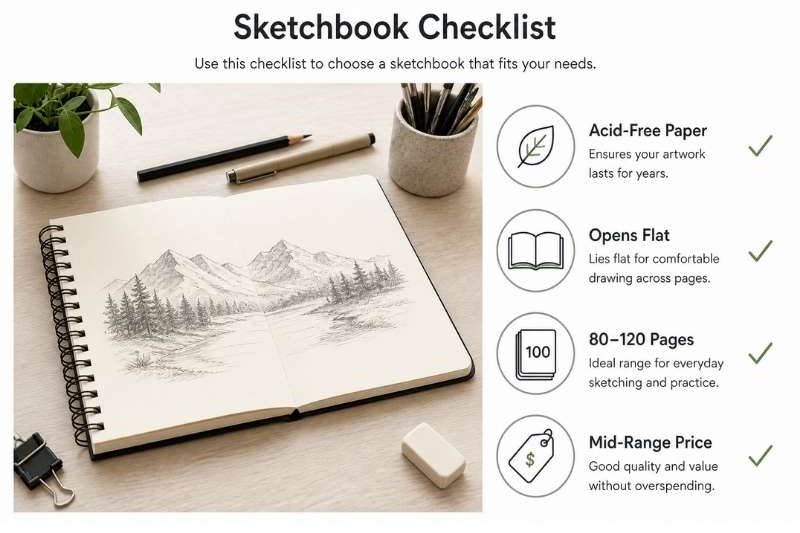 Sketchbook buying checklist
