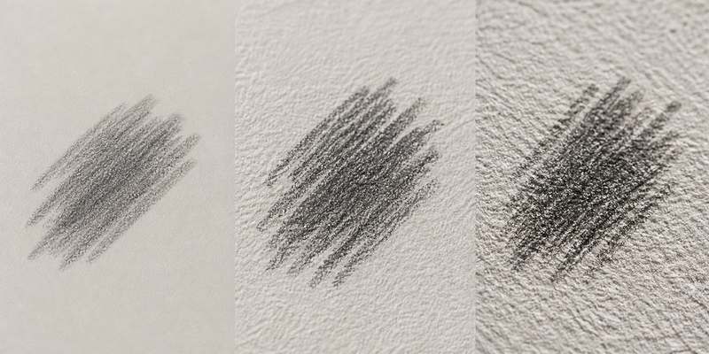close-up of paper tooth comparison