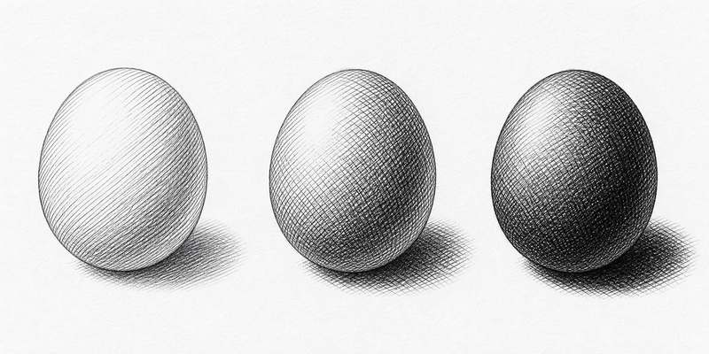 cross-hatching technique step by step