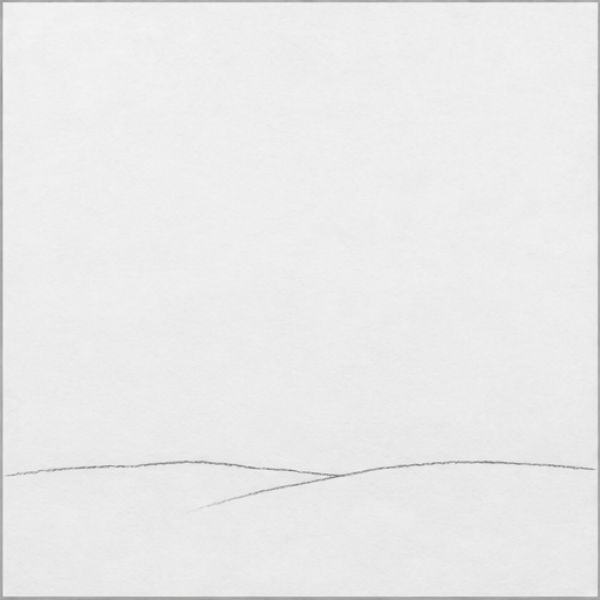 A horizon and some uneven ground